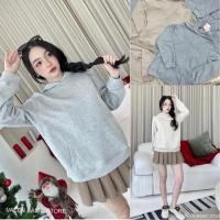 ราคา ส่งด่วน VALEN MM hoodies เสื้อสเวตเตอร์ฮู้ด ดีเทลงานปักด้านหน้า กระเป๋าหน้า2ข้าง (23761154766)