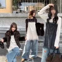 ราคา ส่งด่วน ? ? ? ? ? ? ? ? ? ? ? ? ? ? ? ? ? ? ? ? ? ? เสื้อสายเดี่ยวผ้ากำมะหยี่ ทรงนี้ฮิตติดเทรนด์ (45355014918)