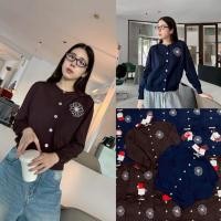 ราคา ส่งด่วน MD flower Cardigan เสื้อคลุมไหมพรมคาดิแกน ดีเทลปัก น่ารักสุดๆ (50050814450)