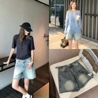 ราคา ส่งด่วน WG WE 7165 กางเกงยีนส์ขาสั้น กระเป๋าหน้า หลัง แต่งชายรุ่น สีฟอก (40375118922)