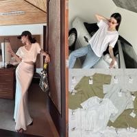 ราคา ส่งด่วน Valen basic t shirt เสื้อยืดคอวี ผ้าสลาฟ งานใส่สบาย ผ้าเนื้อไม่หนา น่ารัก (40114925006)