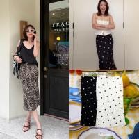 ราคา ส่งด่วน 9963 STUDIOX2 POLKADOT MIDI SKIRT กระโปรงpolkadot ทรงmidi ขอบเอวยางเรียบ มีโบว์น่ารัก (29840399436)