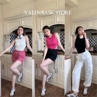 ราคา ส่งด่วน เสื้อกล้ามไหมพรม เว้าช่วงเอว VALEN BASIC STORE (21076745974)