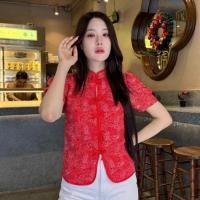 ราคา ส่งด่วน CNY SM ตรุษจีนปีนี้จะพลาดไม่ได้เลยค่า เสื้อกี่เพ้าคอจีน (26323961316)