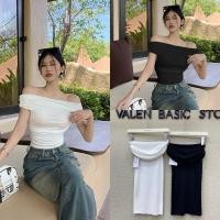 ราคา ส่งแมส Off shoulder top เสื้อปาดไหล่ สวยจึ้ง กลับมาอีกครั้งกับงานเบสิค เรียบหรูดูแพง (24033661517)