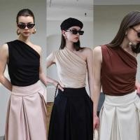 ราคา ส่งแมส Off Shoulder top เสื้อปาดไหล่ผ้านิ่มงานสวยมากๆ สไตล์เรียบหรู (28286481001)