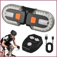 ราคา ไฟท้ายจักรยาน LED 5 โหมด ควบคุมด้วยรีโมทคอนโทรล สำหรับพวงมาลัย (57104943714)