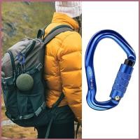 ราคา ล็อค Carabiner อลูมิเนียมหนัก duty สำหรับการปีนเขารองรับงานแข็งแรง (52403211269)