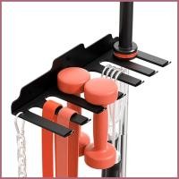 ราคา แนวตั้ง Barbell ผู้ถือ 7 Hooks Bar Storage แขวนผนัง Dumbbell Storage Rack สําหรับ Dumbbell Barbell Kettlebell jinnerth (50252922016)