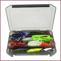 ราคา ชุดเหยื่อตกปลานิ่มสำหรับปลาเบส พร้อมเหยื่อจำลองปลาสด Swimbait และอุปกรณ์ครบเซต (56304355266)