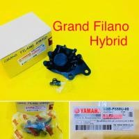ราคา ปั้มดิสก์เบรคหน้าล่าง Grand Filano Hybrid พร้อมผ้าเบรค ขาจับปั้ม เดิมติดรถ แท้ CKT YAMAHA B8B F580U 00 (24454731939)