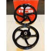 ราคา ล้อแม็ก fino 125i ขอบ 14 ดำล้วน RACINGBOY (12634742397)