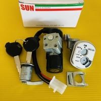 ราคา สวิทช์กุญแจWAVE 100X 2008 ชุดใหญ่SUN (9108425021)