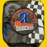 ราคา ผ้าคลุมตะกร้า เก๊หน้าสองชั้น Wave 110i 2009 2023 Wave 125 ลายเรือนไมล์ มอเตอร์ไซค์ (43955423830)