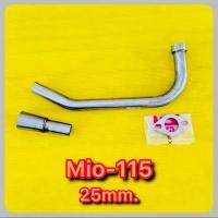 ราคา คอท่อเลส Mio115 25มิล พร้อมคอสวมปลายท่อ Slip on มอก ERAMAX (25716497330)
