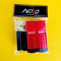 ราคา พักเท้าหน้า มีเนียมแบบหนา สีแดง เวฟ โนวา สปาร์ค เทียร์ร่า ดรีม wave nova tiara dream พร้อมแกนสลัก น็อต อย่างดี SK (25083724592)