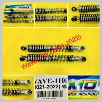 ราคา โช๊คหลัง wave110i 2021 2022 wave125i ledสปริงชุบ MDI (22387371371)