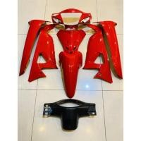 ราคา ไฟเบอร์ชุด wave100s 2005 u box ส่วนหน้า สีแดง ดิส 8ชิ้น (15714977373)