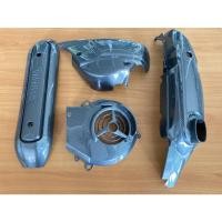 ราคา ครอบแคร้ง กันร้อนท่อ ใบพัด Fino Fino new mio new ชุด 4 ชิ้น เคฟล่าดำ SK (15160891645)