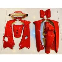 ราคา ไฟเบอร์ชุด WAVE100 รุ่นแรก ดิส ส่วนหน้า 9 ชิ้น สีแดง (15014213668)