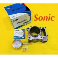 ราคา เสื้อสูบ SONIC พร้อมลูกสูบแหวน เกรด A STD BJN พร้อมสลักกิ๊ฟล็อค (14499385624)