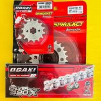 ราคา โซ่สเตอร์ WAVE100 รุ่นแรก NOVA 420 120l 14 24 OSAKI (12720741069)