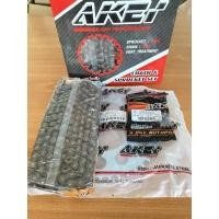 ราคา โซ่สเตอร์ R 15 New 2017 M SLAZ MT 15 โซ่แท้ Akei Havy Duty 428H 132L 15 49T (10889725403)