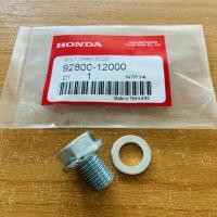 ราคา น็อตถ่ายน้ำมันเครื่อง WAVE100 WAVE110 12m แท้ WS 92800 12000 (10570849558)