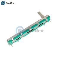 ราคา 1 5PCS B103 10K Ohm 75 มม ตรงสไลด์ Liner Potentiometer Mixer Fader Variable Resistors Dual Channel Fader สําหรับ Dimming Tuning (41278022589)