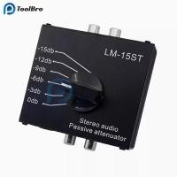 ราคา 0db 3db 6db 9db 12db 15db สเตอริโอ Passive Attenuator 3 5 มม 6 5 มม RCA ระดับต่ําสําหรับเครื่องขยายเสียงลําโพง (57903301752)