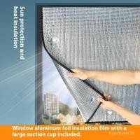 ราคา UPF50 ฟิล์มติดกระจกกันแดด โป๊ะพลังงานแสงอาทิตย์ฉนวนกันความร้อนแบบไม่มีการเจาะสําหรับห้องอาบแดด ผ้าคลุมทึบแสงอลูมิเนียมฟอยล์ เครื่องมือบังแดดกระจกบ้านป้องกันรังสียูวี O1DK (42273175404)