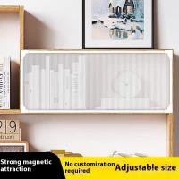 ราคา Self Adhesive แม่เหล็กเจาะฟรีแม่เหล็กลายนูนยาว Rainbow Glass Blocking ผ้าม่านตู้ Anti (42157274389)