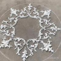 ราคา ปูนปลาสเตอร์รวมกันโคมไฟแผ่นแผ่นเพดานตกแต่งโคมไฟดอกไม้ ปาร์เก้ รอบเพดานสไตล์ฝรั่งเศสสไตล์ยุโรปแกะสลัก (41705407094)