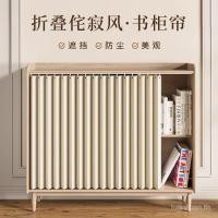 ราคา ติดตามฟรี ตู้ปิดกั้นผ้าม่าน ครัวเรือนพับประตูม่าน พรุน ฟรีสไลด์ราง ตู้รองเท้าป้องกันฝุ่นตู้หนังสือปิดน่าเกลียด ค (29303272786)