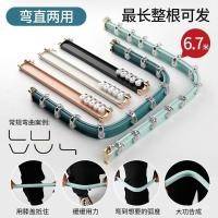 ราคา อลูมิเนียมอัลลอยด์หนาผ้าม่านติดตาม สไลด์ยืดหยุ่น ยู รูปผ้าม่านคู่มือ อ่าวหน้าต่างระเบียงใบ้รอกสไลด์ ก้านอ่อน (25933204952)