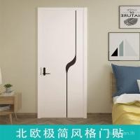 ราคา สติกเกอร์ติดประตูระบายอากาศแบบเรียบง่ายประตูมีกาวในตัวประตูไม้เก่าตกแต่งใหม่วอลล์เปเปอร์กันน้ำและกันความชื้นสติกเกอร์ลายไม้ตกแต่งประตูทั้งบาน (28970751717)