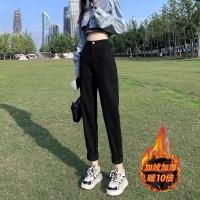 ราคา เสื้อกันหนาวซับในขนแกะสีดำ ทนทาน สำหรับกางเกงยีนส์ผู้หญิง สไตล์ใหม่ อเนกประสงค์ เอวสูงทรงผอม (45905951627)