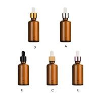 ราคา R 1PC Eye Dropper ขวด Amber Glass Tincture ขวด Leakproof Travel ขวด (48902133872)