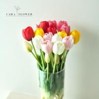 ราคา Tulips ดอกทิวลิปปลอม ดอกไม้ปลอม ดอกไม้ประดิษฐ์ ดอกไม้ปลอม ตกแต่งบ้าน T03 พร้อมส่ง (18285085104)