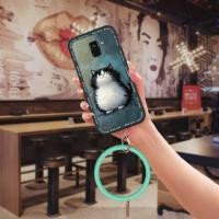 ราคา SAMSUNG สร้อยข้อมือการกระจายความร้อนเคสโทรศัพท์สําหรับSamsung Galaxy A8 Plus 2018 A8 2018 SM A730Fแหวนบุคลิกภาพการ์ตูนสกปรกทนสีทึบป้องกันCreative Youthกันน้ําน่ารัก (54954382028)