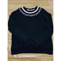 ราคา เสื้อสีดำแขนยาวลายที่คอเสื้อ (50552071232)