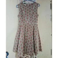 ราคา เดรสกระโปรงสีน้ำตาลอ่อนลายอก (46353428244)
