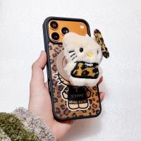 ราคา Leopard Panther Plush Hello Kitty Magnetic Attraction Phone Grips Bracket Holder สําหรับแม่เหล็กโทรศัพท์มือถือกรณี (44804817276)