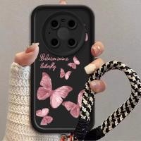ราคา สีชมพูผีเสื้อสําหรับ Huawei Mate20 Huawei Mate20Pro Huawei Mate30 Huawei Mate30 Pro Huawei Mate40 Huawei Mate40Pro Huawei MATE40EPro เคสโทรศัพท์ซิลิคอนนุ่ม Anti Fall Cover Sh (55755949756)