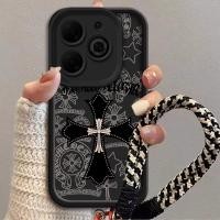 ราคา แบรนด์อินเทรนด์ cross สําหรับ Infinix SMART8 Infinix SMART8HD Infinix SMART8Pro Infinix SMART8PLUS Infinix SMART10HD เคสโทรศัพท์ซิลิคอน Anti Fall ฝาครอบกันกระแทกฝาครอบใส (46155956561)