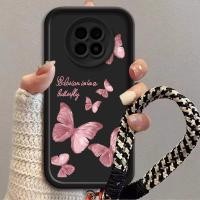 ราคา เคสผีเสื้อสีชมพูสําหรับ Huawei Honor X20 Huawei Honor X20 Se Huawei Honor X30 Huawei Honor X30i Huawei Honor X40 Huawei Honor X40i เคสโทรศัพท์ซิลิคอนอ่อน Anti Fall Cover ShockPr (41978655613)