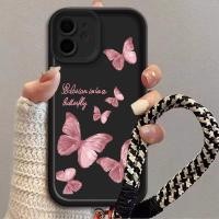 ราคา เคสผีเสื้อสีชมพูสําหรับiPhone12 Pro iPhone 12 Pro Max iPhone12 iPhone11ProMax iPhone11Proเคสโทรศัพท์ซิลิคอนนุ่มป้องกันการตกฝาครอบกันกระแทกฝาครอบใส (49105975958)