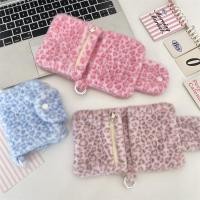 ราคา กระเป๋าสำหรับเก็บเหรียญลายเสือดาวสีชมพูน่ารัก ขนาดใหญ่ มีตุ๊กตาสีฟ้า สามารถใส่บัตรได้ (54405663264)