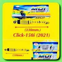ราคา โช๊คเดี่ยว Click 150i 2021 ยาว330mm สปริงเหลือง MDI (23656407837)