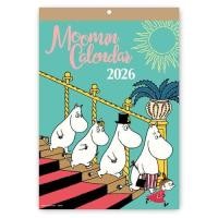 ราคา Moomin 2026 Wall Calendar Japanese Original Art Wall Hanging Monthly Gakken Japan Shipped (56300750572)